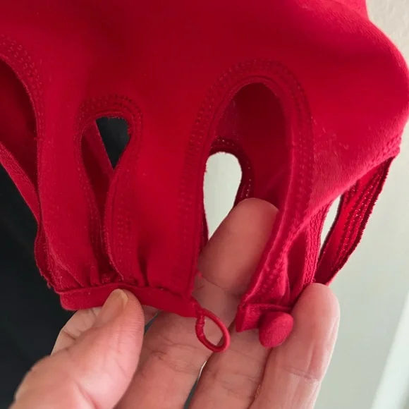 White House Black Market Red and White Dress Size 2 - Picture 6 of 9